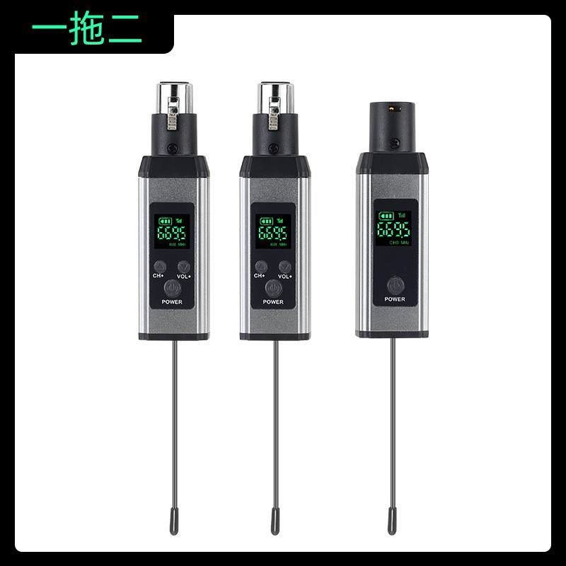 Sistema de Granada de metal inalámbrico transfronterizo de segmento U cableado a condensador inalámbrico/soporte de micrófono de bobina móvil 48V fuente de alimentación image 7