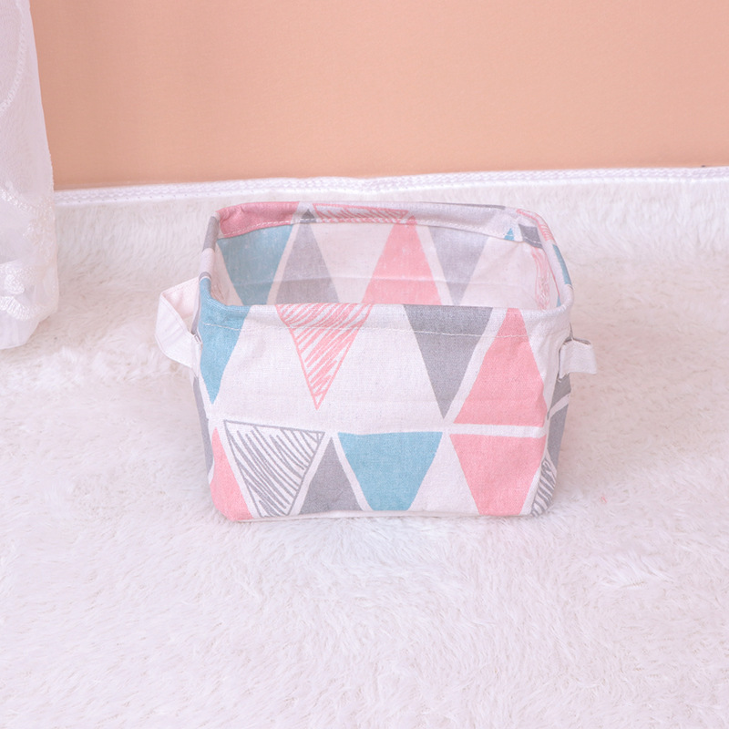 Cestas de almacenamiento de algodón y lino casero franqueo pequeño creativo, cestas de almacenamiento de tela, cestas de almacenamiento de tela, cestas de almacenamiento