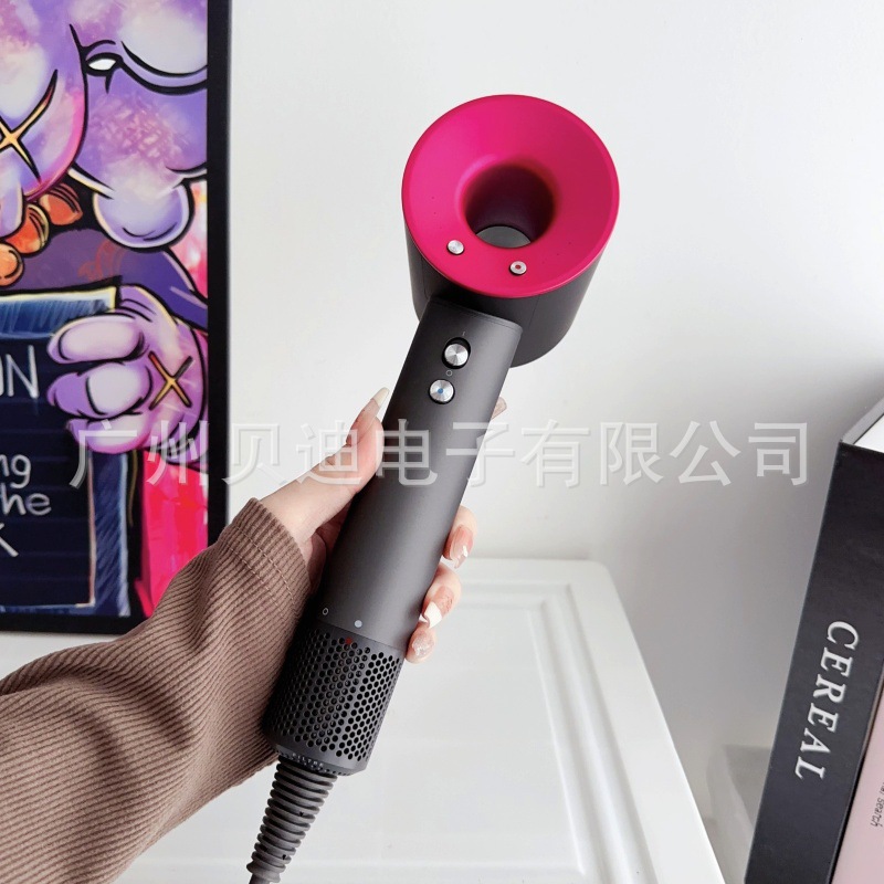 Huaqiangbei Hd08 Wearable Hd0516 Senzhong Hollow Electric Hair Dryer Brushless Motor High-Power Negative Ion Bladeless Hair Dryer
