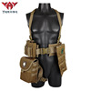 YAKEDA多功能戰術肚兜背心輕量化多兜設計軍迷裝備耐磨滌綸吊兜