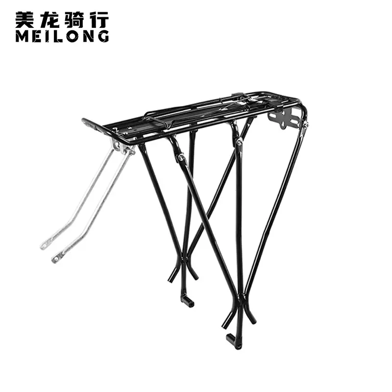 跨境铝合金自行车后货架单车配件 长途骑行山地车碟刹载物架