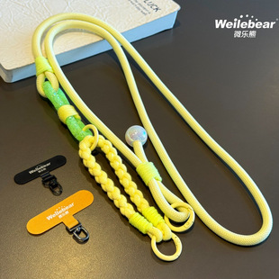 Original Mobile Phone Lanyard, Long Cross-Body Carryable Three-In-One Outdoor Classy Versatile Mountaineering Travel Carrying Anti-Lost Chain