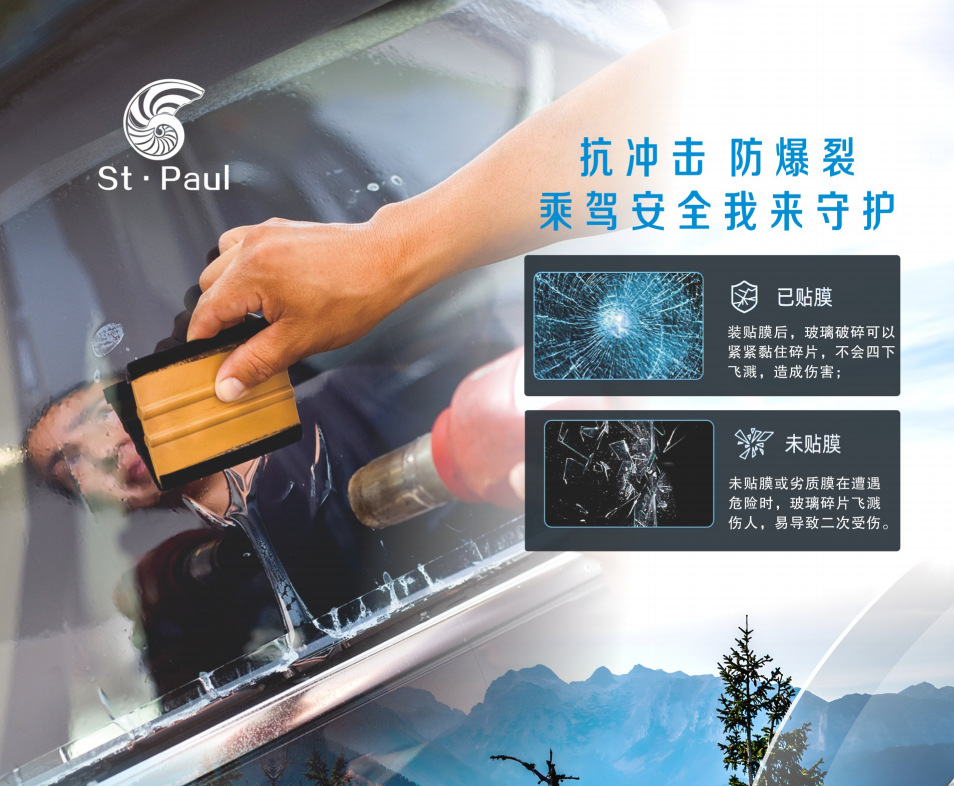 Car Ultra HD Nano Ceramic Heat Insulation Solar Film Full Car Film Top Metal Film Sunscreen Privacy Protection Film