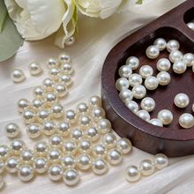 5mm-12mm高亮仿珍珠无孔捷克珠散珠diy饰品配件服装串珠辅料批发