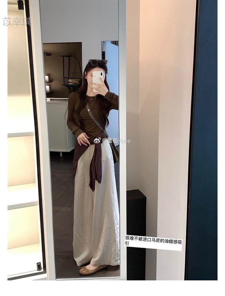 Giày búp bê nữ da thật mũi tròn đính nơ cổ nông phong cách Mary Jane cổ điển, đế bằng — Hàng có sẵn màu đen, Màu trà sữa, hàng có sẵn, Sơn Trà đỏ có sẵn chi tiết 14