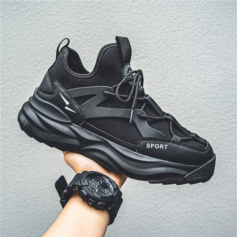 Мужские кроссовки 2024 летние новые повседневные dadshoes дышащие сетчатые кроссовки модные повседневные спортивные кроссовки подростки беговые кроссовки