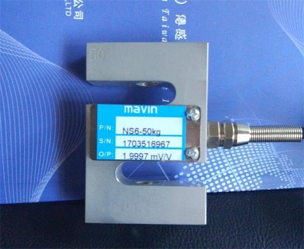 Mavin原装拉压S型NS6-50kg,100Kg,150Kg,200Kg称重传感器