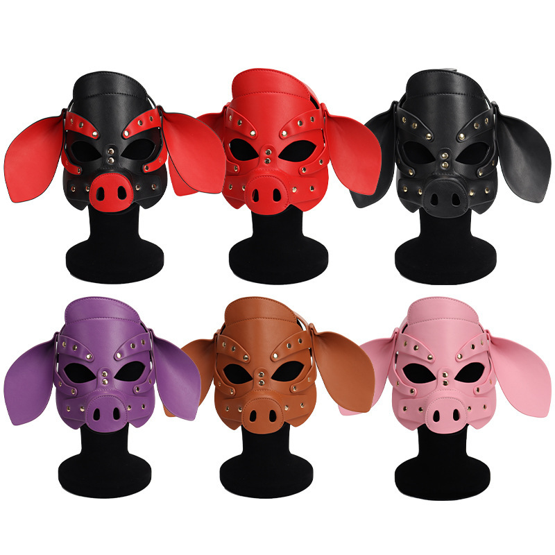 Brand sex toys pig head mask party role play mask fun flirting toys adult products wholesale Brand sex toys pig head mask party role play mask fun flirting toys adult products wholesale