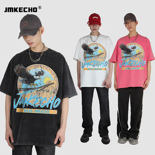 JMKECHO��ʽ���^ˮϴ���f؈�^��ӡ������t������oversize��Ůͬ��