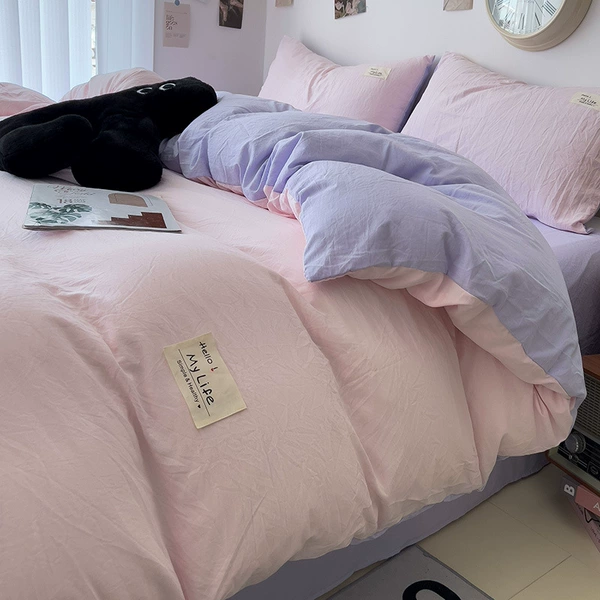 Super soft ins-pink purple