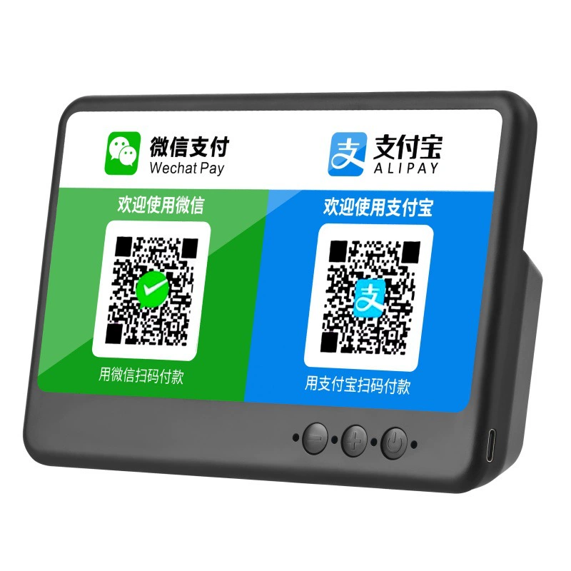 Аудио оповещатель о платежах WeChat и Alipay, колонка для озвучивания QR‑кода при приеме платежей, компактная громкоговорящая колонка