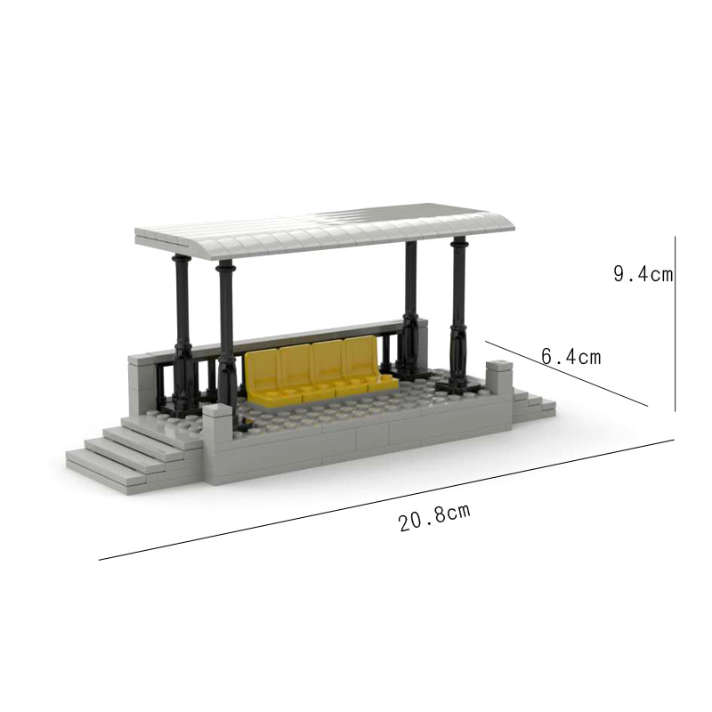 Bus shelter type A (141g + paper instructions)