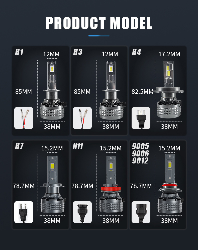Cross-border new high-power 30-core lamp bead laser headlight H7 spotlight car light H4 non-destructive installation of car headlights