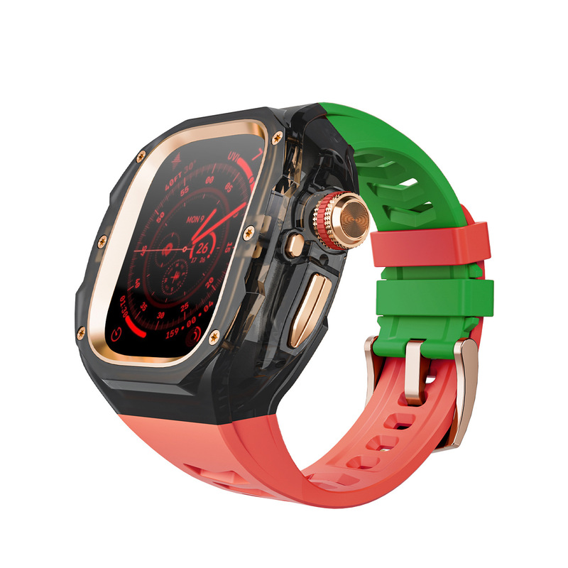 防刮花 适用苹果手表保护壳iWatch Ultra3快拆透明表壳49mm改装壳|undefined