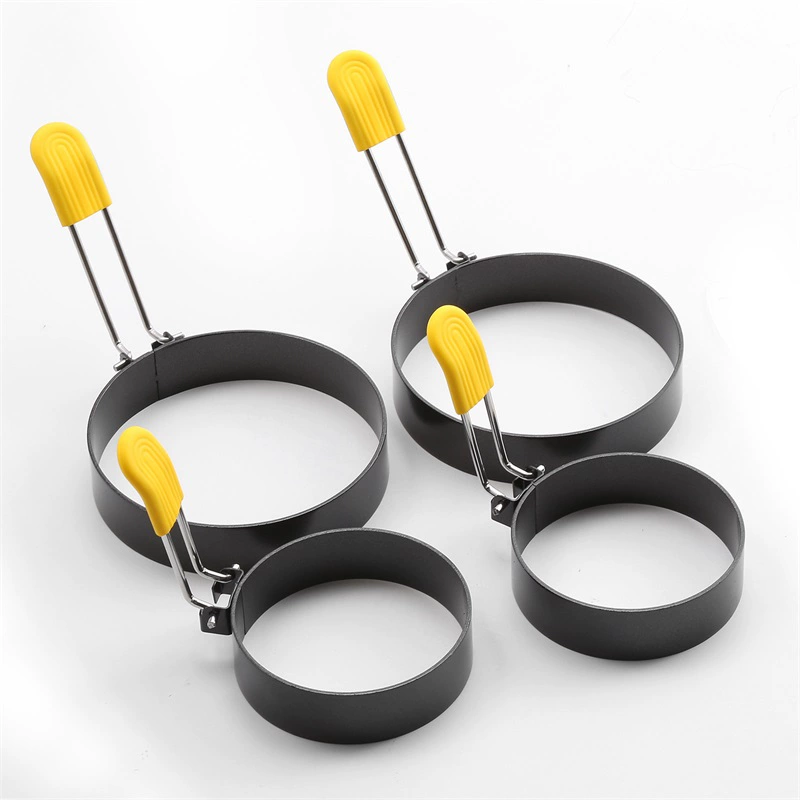 Round fried eggs without sticky fried egg model Multi -purpose fried egg mold anti -scalding egg ring kitchen fried egg tool