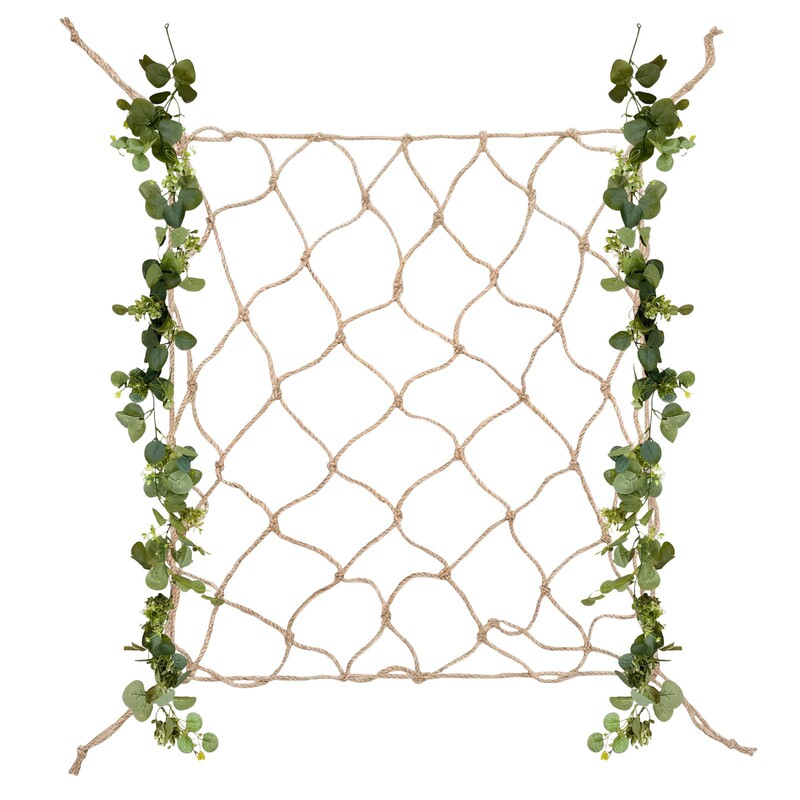 Amazon's best-selling photo display wall for weddings, birthdays, Christmas parties, and gatherings, featuring artificial plants, vine, hemp rope, and netting Amazon's best-selling photo display wall for weddings, birthdays, Christmas parties, and gatherings, featuring artificial plants, vine, hemp rope, and netting