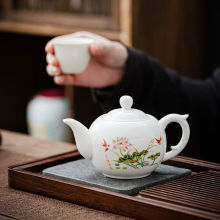 小茶壶耐热高温陶瓷泡茶壶紫砂单壶茶水壶加厚过滤茶杯大号家用热