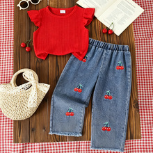 Young Girls Clothes2-8YŮСͯ������������+ţ�д��峤�� �ֻ�