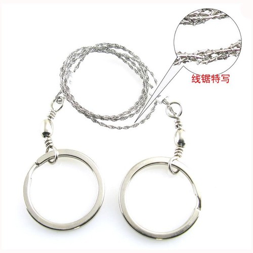 360-degree rotating universal wire saw, portable wire saw, survival saw, wire saw, outdoor survival wire saw, blister pack