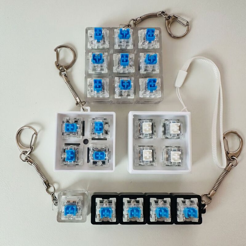 Pc Transparent Keycaps 3-Key 4-Key Mechanical Keyboard Stress-Relief Keys Fingertip Toy Stress-Relief Keychain Switch Tester Base Pc Transparent Keycaps 3-Key 4-Key Mechanical Keyboard Stress-Relief Keys Fingertip Toy Stress-Relief Keychain Switch Tester Base