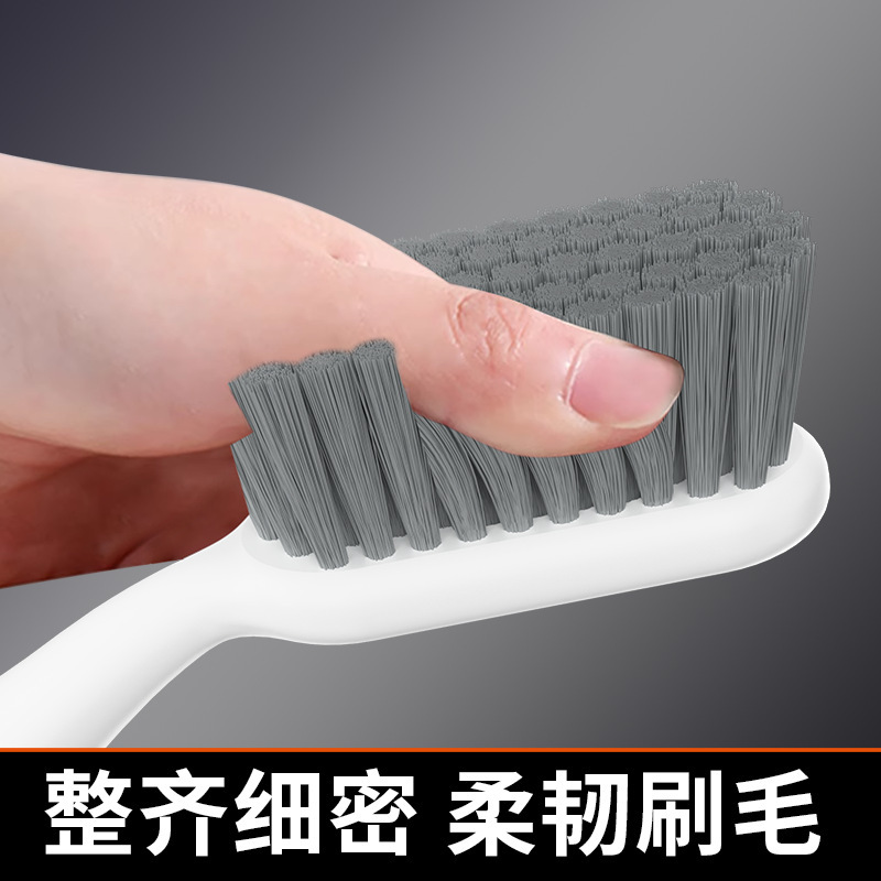 【康米新商品オリジナルデザイン】長柄ソフト毛靴ブラシ 家庭用靴洗い神器 多機能クリーニングブラシ|undefined
