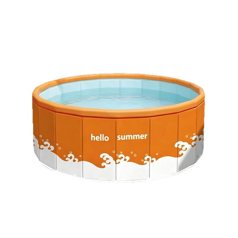 [90 Yellow] Folding Swimming Pool [90*45]