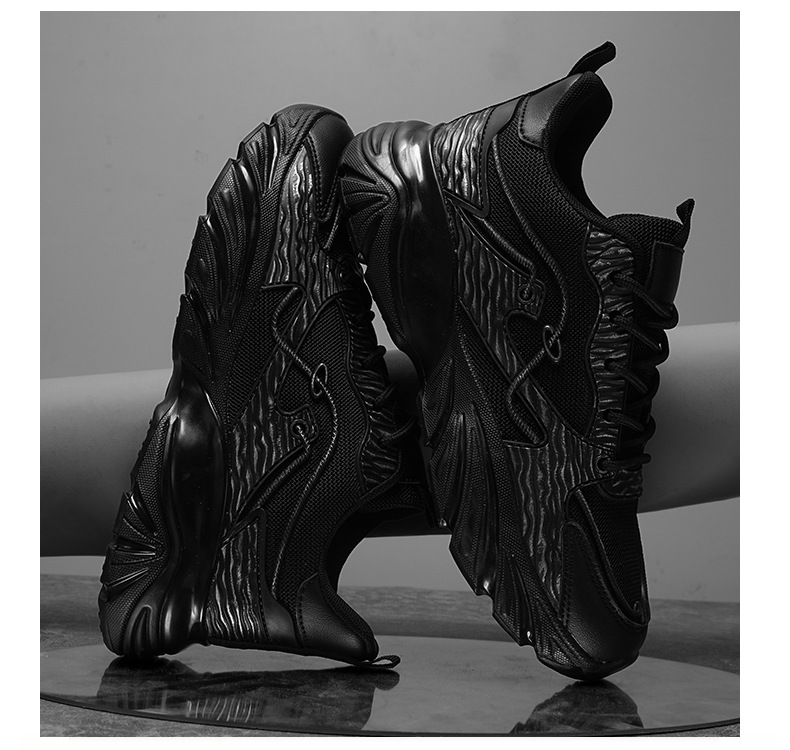 Men's 2024 new autumn mh breathable trendy brand youth sports and leisure running thick sole height increasing dad_voghion.com