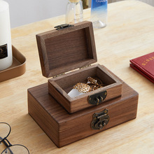 翻盖木盒复古式礼品 包装木盒首饰礼品首饰盒 家用桌面木盒子
