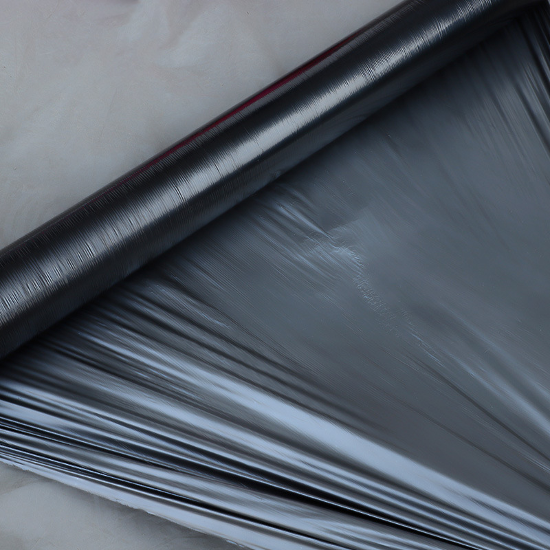 Película negra de deshierbe anti-hierba Película negra Película de jardín vegetal Película agrícola de huerto Película de plástico vegetal Película de aislamiento térmico