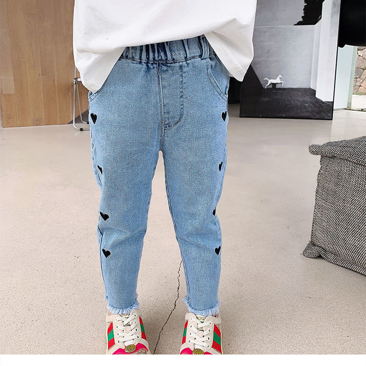Jeans Ajustados para Niñas, Primavera-Otoño 2026, Nueva Colección de Primavera, Pantalones Rectos Cortos para Bebés