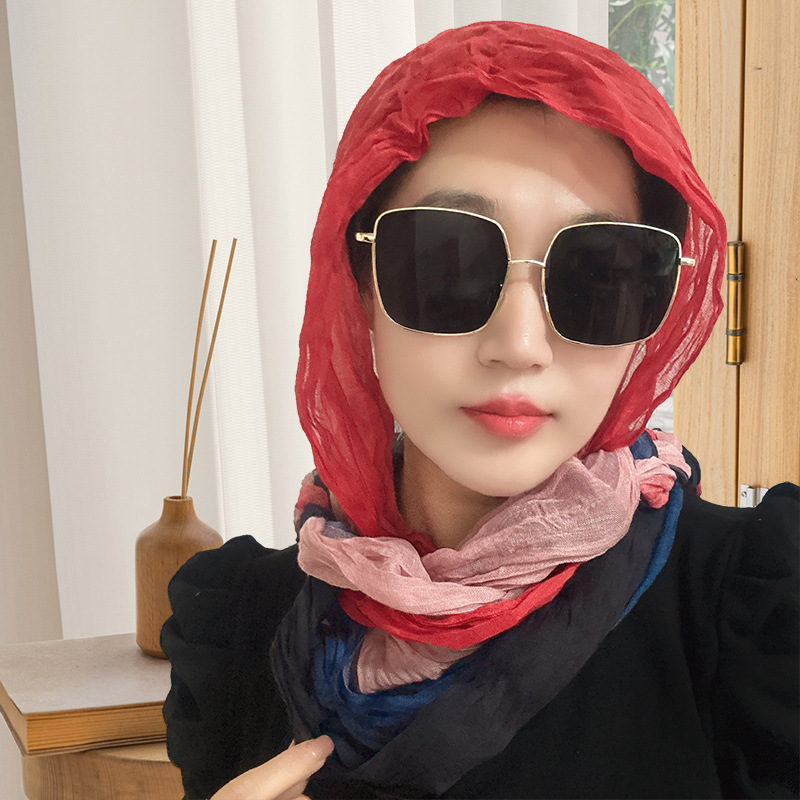 빨간색과 파란색 3 색