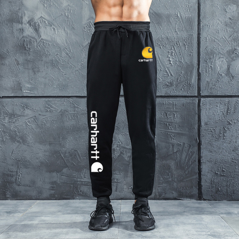 2024 cross-border exclusive fashion brand fitness casual pants carhartt mango letters new casual sports sweatpants for men