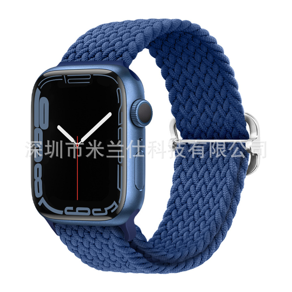 Nylon tejido para Apple iwatch456789 Apple ultra2 hebilla deslizante elástica S9 correa de reloj fabricante