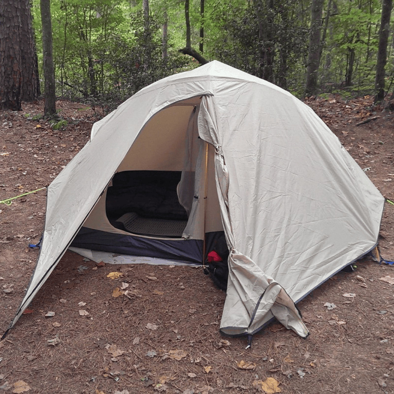 230X270Cm Outdoor Camping Double Layer Rainproof Nylon Aluminum Pole Hiking Climbing Tent