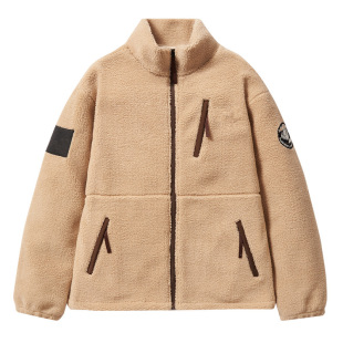Lamb Fleece Coat Women's Autumn and Winter Wear Collar Polar Fleece Casual New Foreign Trade Jacket Cardigan Outdoor Men's 1916