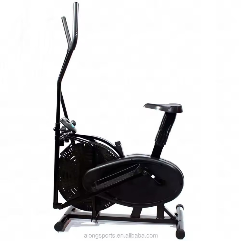 2-in-1 Cross Trainer Elliptical Machine Fan Bike Dual Exercise Air Spin Fitness Bike Home Machine 2-in-1 Cross Trainer Elliptical Machine Fan Bike Dual Exercise Air Spin Fitness Bike Home Machine