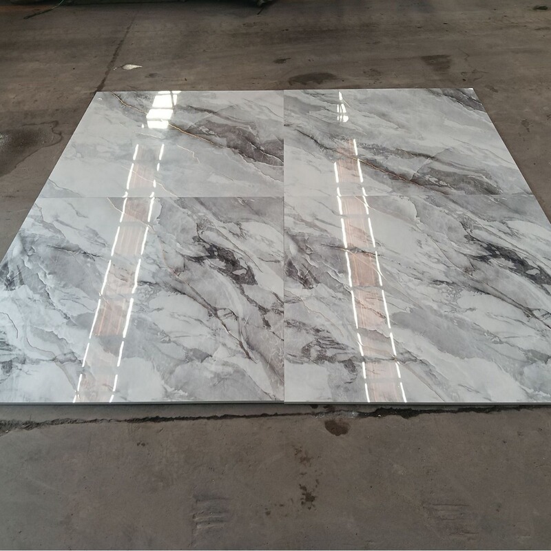 High-end luxury stone slab marble tile 1000x 1000 living room floor tile villa hotel KTV floor tile