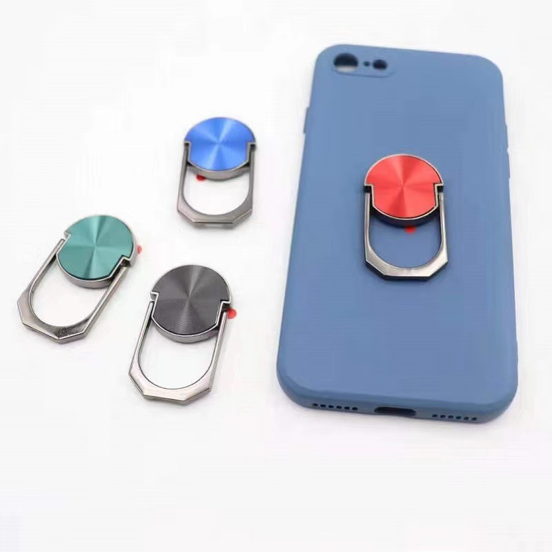 Military-Grade Anti-Drop Phone Case U-Shaped Ring Holder Ultra-Thin Rotating Magnetic Car Mount Cd-Pattern Ring Stand