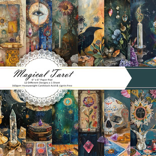 Scrapbook DIY Photo Album Scrapbook Journal Material Paper Card Making 240747-12 European Style