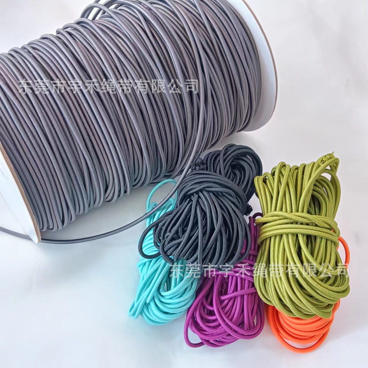 特价促销彩色弹力绳2MMDIY细圆形松紧绳橡皮筋圆橡筋绳校服边绳