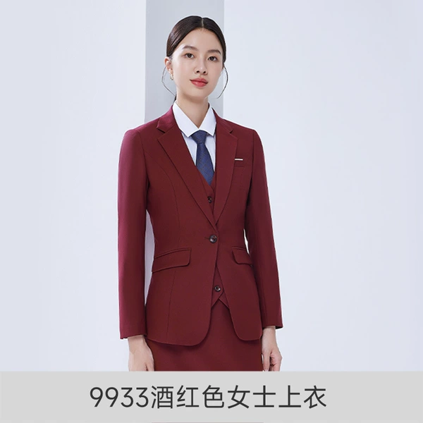 9933 Burgundy Ladies Top