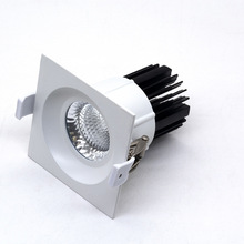 方形led射灯套件6寸 方形筒灯外壳 方形cob射灯外壳套件4寸