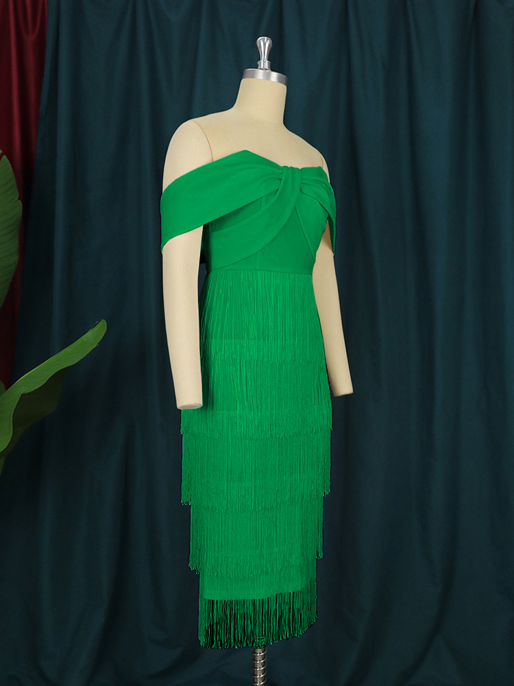 Ženska oblačila seksi cevasto krilo z odprtim hrbtom in resicami, elegantno krilo velike velikosti, obleka_voghion.com