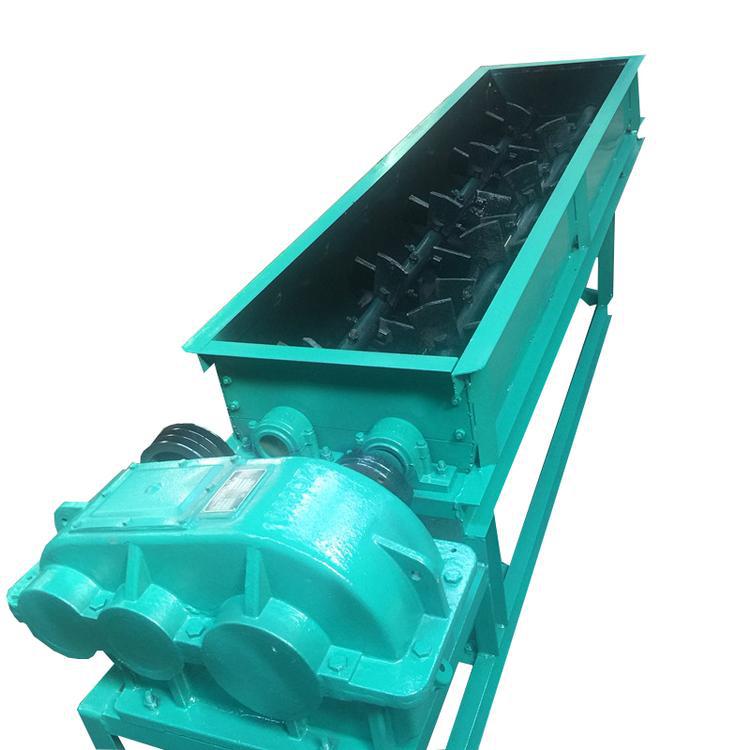polvo de lodo de carbón de escoria humidificación mezclador horizontal de doble eje mezclador de lodo de ladrillo de tierra fertilizante orgánico mezclador image 5