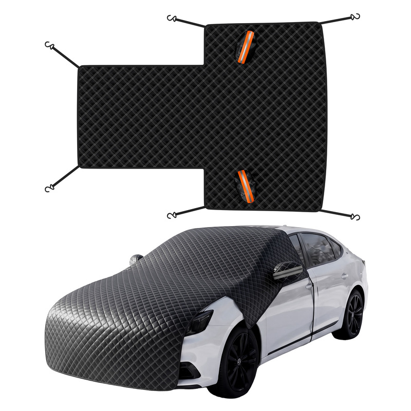 Customized Car Snow Cover, Extended Hood Half-Cover, Car Snow Shield, Winter Snow Protection Cover Customized Car Snow Cover, Extended Hood Half-Cover, Car Snow Shield, Winter Snow Protection Cover