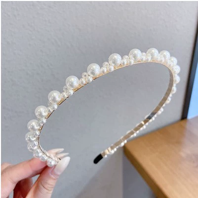 10#Pearl hair hoop