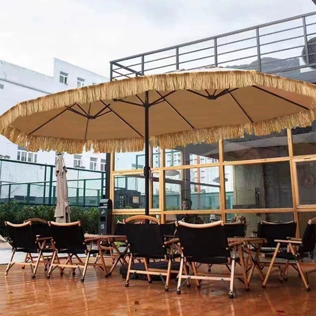 Dù ba tán, trụ giữa, sân vườn, ngoài trời, che nắng, cỡ lớn