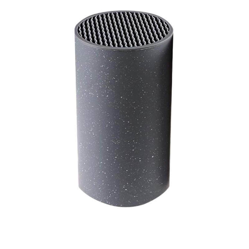 Soporte de cuchillo de resina PP creativo simple titular de cuchillo de cilindro titular de cuchillo de cocina multifuncional titular de cuchillo de inserción libre para más de diez mil propósitos