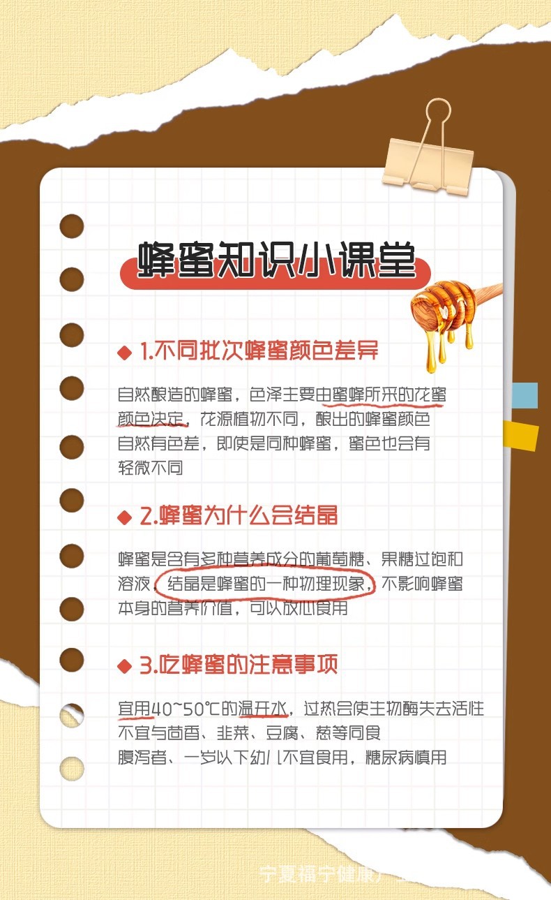 Qiliyuan Wildflower Honey with Goji Berry Natural Squeeze Bottle 500g details