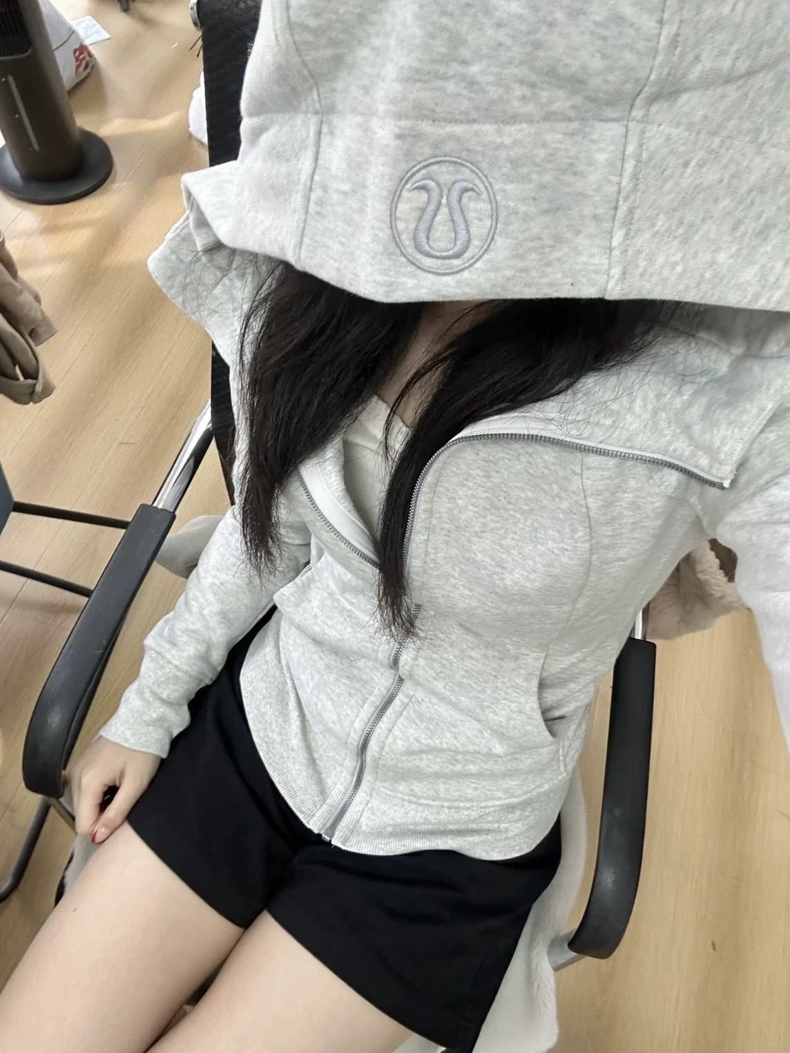Куртка, худи, йога-одежда для leisure,Slim fit